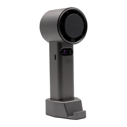 พัดลมพกพา พัดลมมือถือ Sonar FLYBIRD 3in1 รุ่น WT-F83 แบตเตอรี่ 4800mAh ชาร์จไฟได้ จอแสดงผล LED สีดำ_4